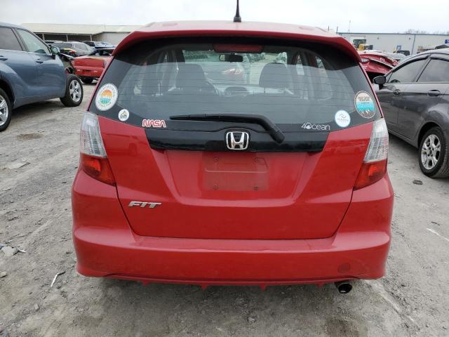 JHMGE88449S067979 - 2009 HONDA FIT SPORT RED photo 6