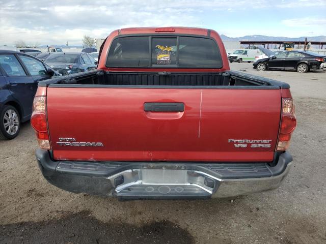 5TEJU62N18Z591858 - 2008 TOYOTA TACOMA DOUBLE CAB PRERUNNER RED photo 6