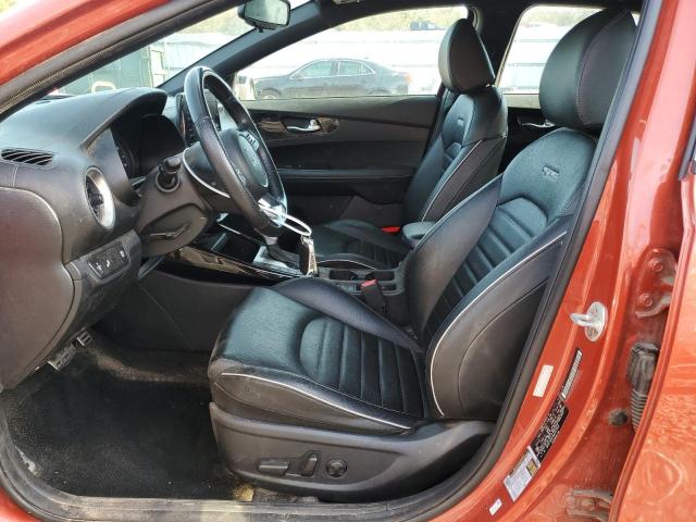 3KPF54AD1NE447939 - 2022 KIA FORTE GT LINE ORANGE photo 7