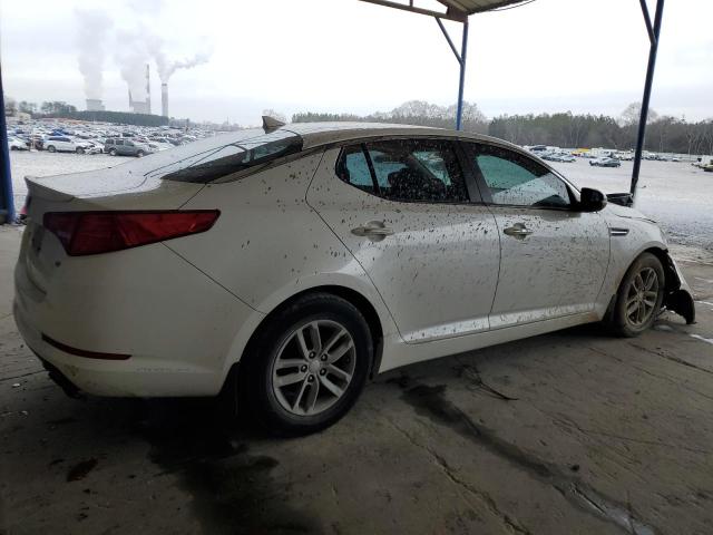 KNAGM4A7XD5367418 - 2013 KIA OPTIMA LX WHITE photo 3