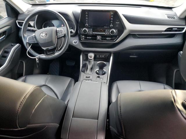 5TDGZRBH4MS072687 - 2021 TOYOTA HIGHLANDER XLE CHARCOAL photo 8