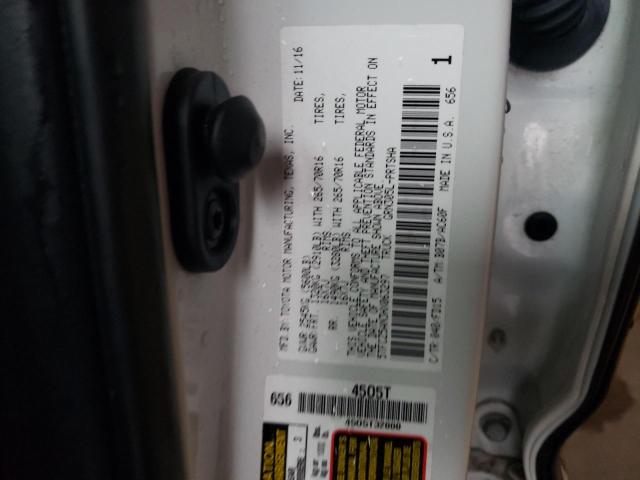 5TFCZ5AN3HX063297 - 2017 TOYOTA TACOMA DOUBLE CAB 白色 照片 12