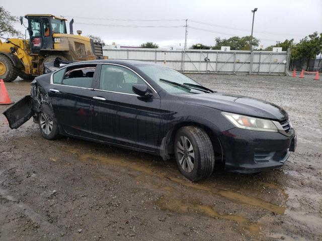 1HGCR2F3XDA149713 - 2013 HONDA ACCORD LX BLACK photo 4