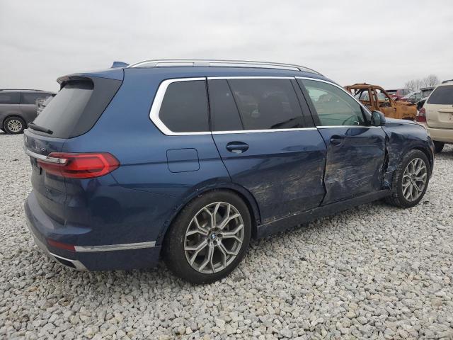 5UXCW2C04L9B20100 - 2020 BMW X7 XDRIVE40I BLUE photo 3