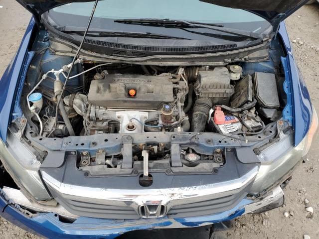 2HGFB2F54CH585735 - 2012 HONDA CIVIC LX BLUE photo 11