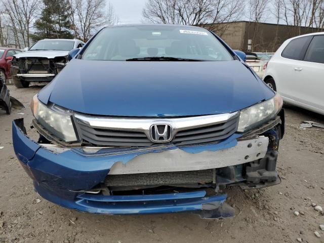 2HGFB2F54CH585735 - 2012 HONDA CIVIC LX BLUE photo 5