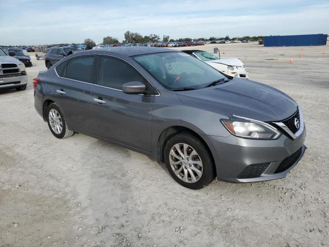 3N1AB7AP3KY267745 - 2019 NISSAN SENTRA S GRAY photo 4