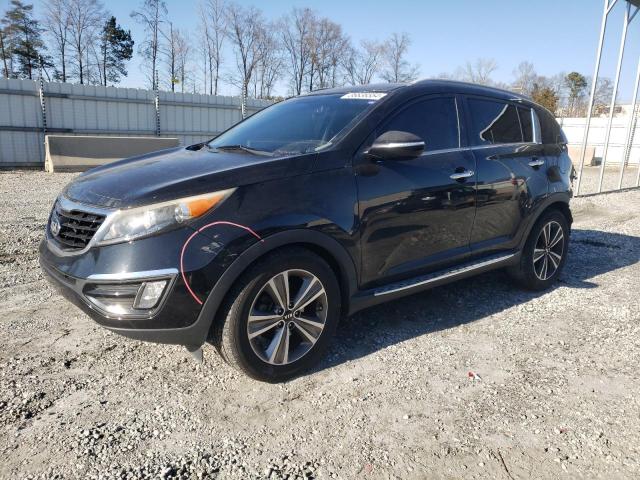 KNDPC3A62F7793926 - 2015 KIA SPORTAGE EX BLACK photo 1