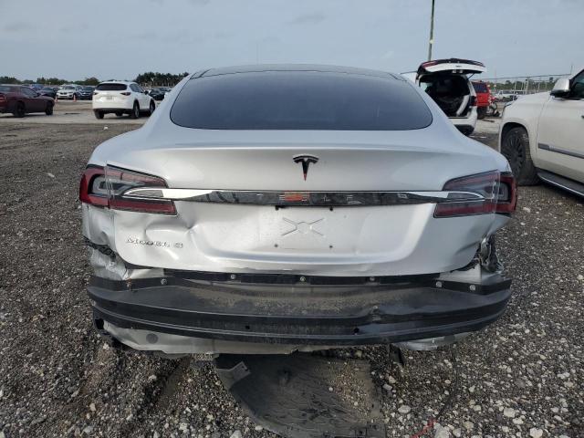 5YJSA1AC2DFP10884 - 2013 TESLA MODEL S SILVER photo 6