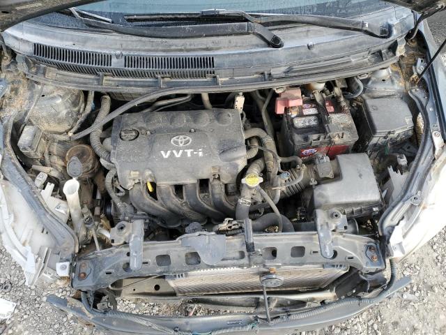 JTDBT923071019745 - 2007 TOYOTA YARIS GRAY photo 11