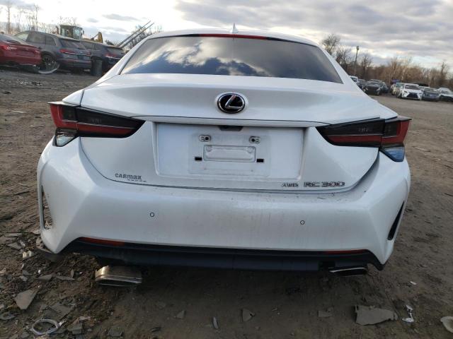 JTHS85BC9K5005482 - 2019 LEXUS RC 300 WHITE photo 6