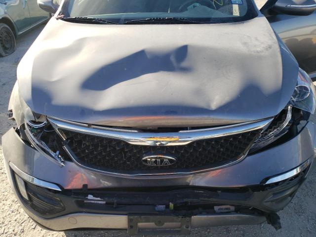 KNDPC3AC2E7586294 - 2014 KIA SPORTAGE EX GRAY photo 12