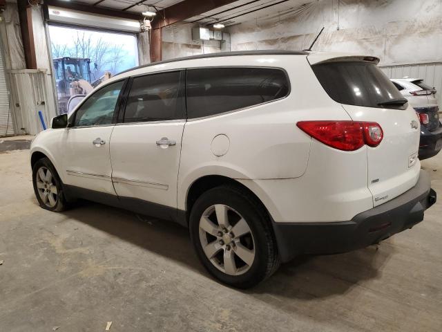 1GNKVLEDXCJ224910 - 2012 CHEVROLET TRAVERSE LTZ WHITE photo 2