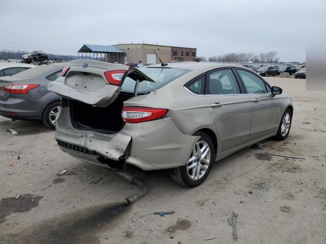 3FA6P0H74FR224541 - 2015 FORD FUSION SE GOLD photo 3