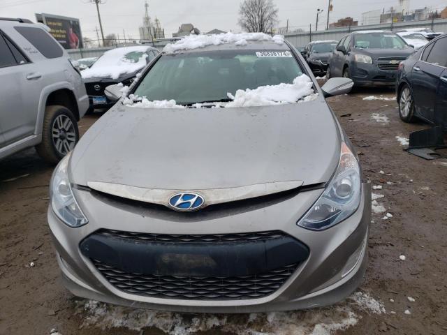 KMHEC4A42CA042587 - 2012 HYUNDAI SONATA HYBRID GRAY photo 5