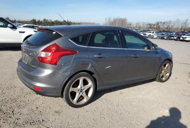 1FAHP3N2XCL333874 - 2012 FORD FOCUS TITANIUM GRAY photo 3