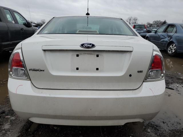 3FAHP07Z19R116927 - 2009 FORD FUSION SE WHITE photo 6