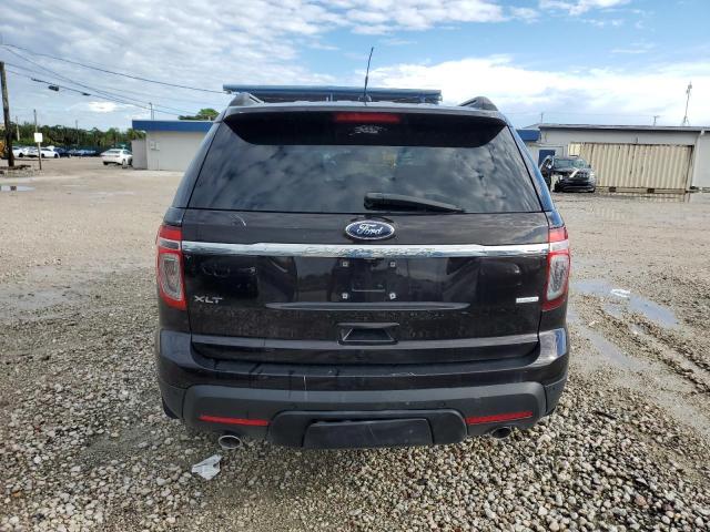 1FM5K8D81EGA97976 - 2014 FORD EXPLORER XLT BLACK photo 6