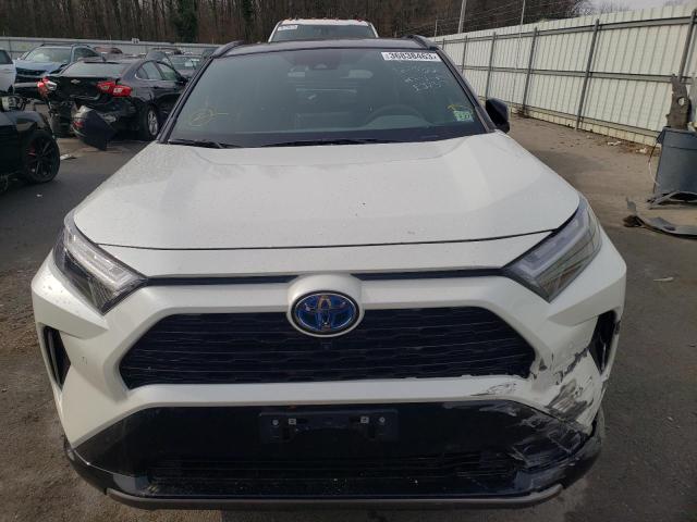 4T3E6RFV5NU073413 - 2022 TOYOTA RAV4 XSE WHITE photo 5