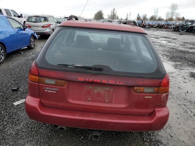 4S3BK4258W6300295 - 1998 SUBARU LEGACY BRIGHTON RED photo 6