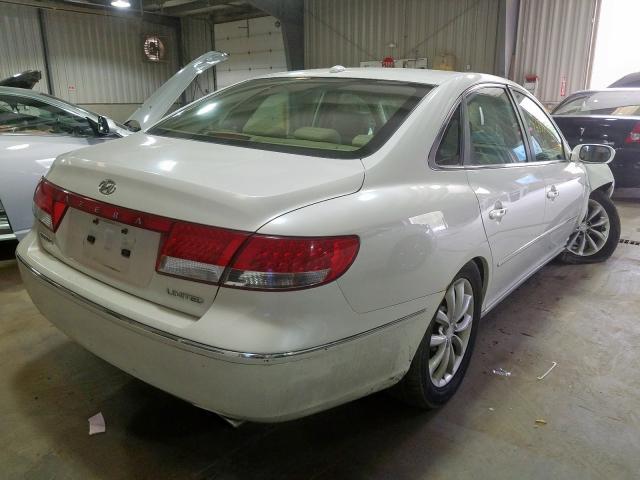 KMHFC46F38A288392 - 2008 HYUNDAI AZERA SE  photo 4