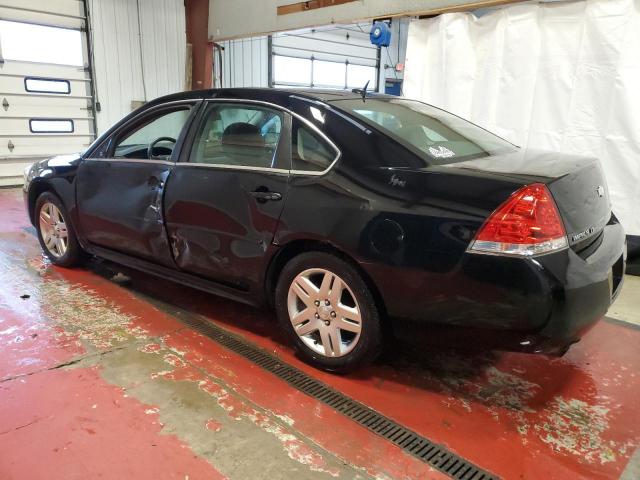 2G1WG5E39D1209729 - 2013 CHEVROLET IMPALA LT BLACK photo 2