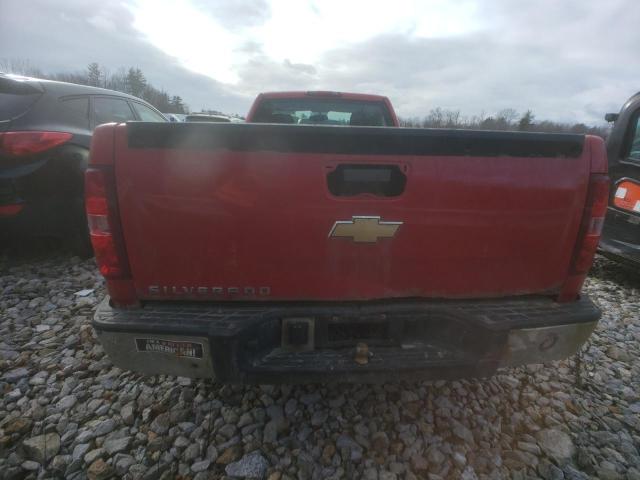 1GCEC14X58Z187611 - 2008 CHEVROLET SILVERADO C1500 RED photo 6