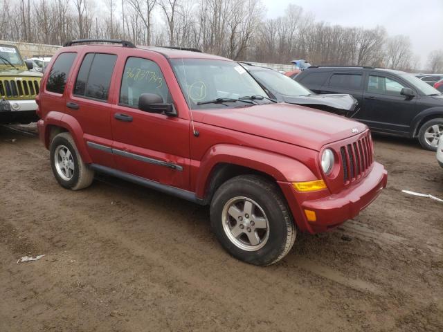 1J4GL38K75W656689 - 2005 JEEP LIBERTY RENEGADE RED photo 4