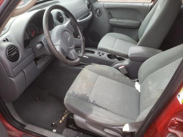 1J4GL38K75W656689 - 2005 JEEP LIBERTY RENEGADE RED photo 7