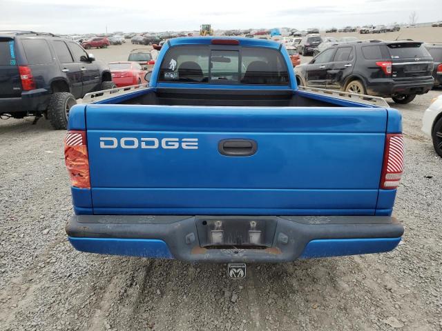 1B7FL26X6YS640442 - 2000 DODGE DAKOTA BLUE photo 6