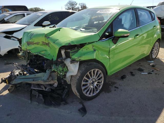 3FADP4FJ1EM176666 - 2014 FORD FIESTA TITANIUM GREEN photo 1