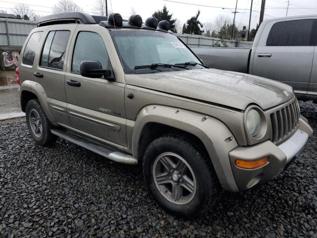 1J8GL38K13W609573 - 2003 JEEP LIBERTY RENEGADE TAN photo 4