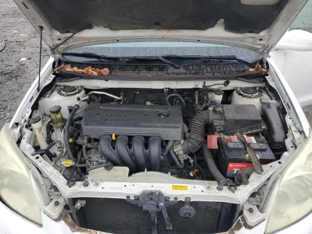 2T1KR32E26C582416 - 2006 TOYOTA COROLLA MA XR WHITE photo 11