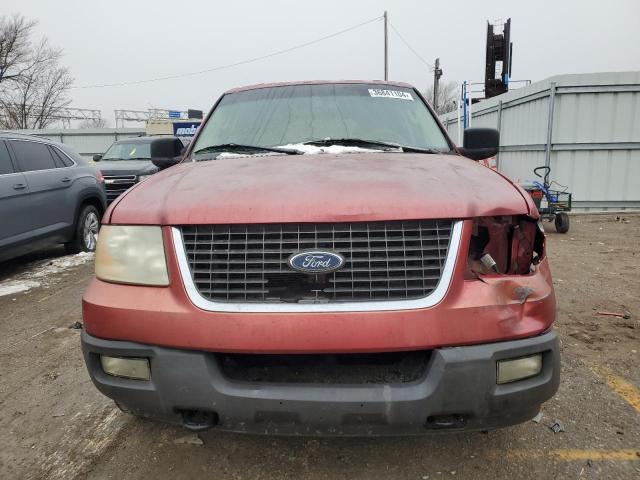 1FMPU16L43LB79605 - 2003 FORD EXPEDITION XLT RED photo 5