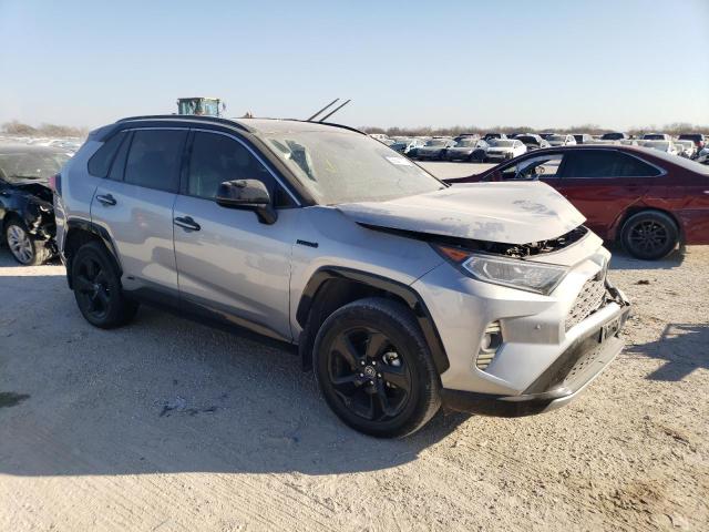 4T3E6RFV7MU023871 - 2021 TOYOTA RAV4 XSE SILVER photo 4