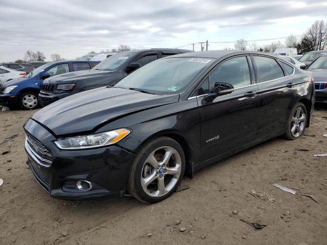 3FA6P0LU1DR173901 - 2013 FORD FUSION SE HYBRID BLACK photo 1