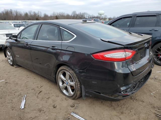 3FA6P0LU1DR173901 - 2013 FORD FUSION SE HYBRID BLACK photo 2