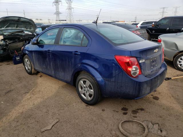 1G1JA5SH1D4141412 - 2013 CHEVROLET SONIC LS 蓝色 照片 2