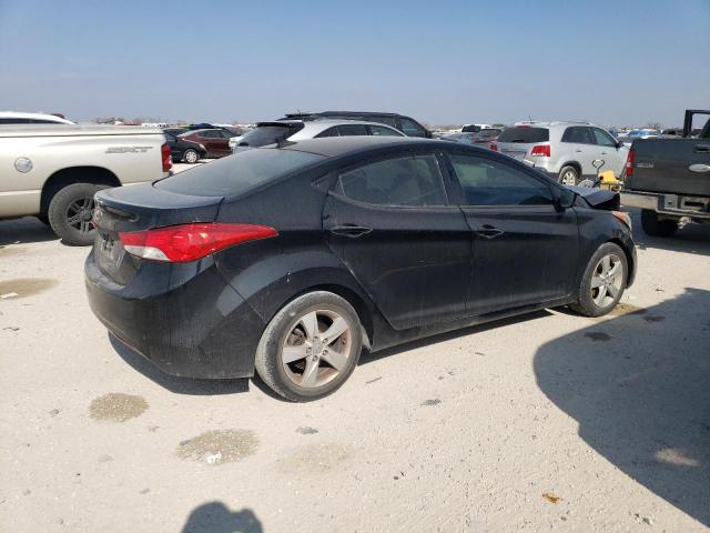 5NPDH4AE8DH240580 - 2013 HYUNDAI ELANTRA GLS BLACK photo 3