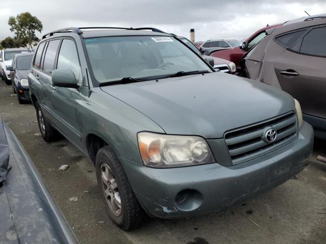 JTEGD21A560139972 - 2006 TOYOTA HIGHLANDER TEAL photo 4