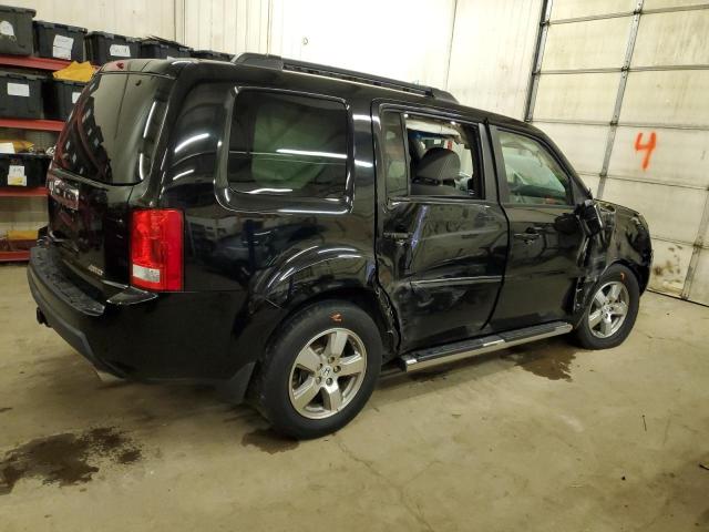 5FNYF4H68BB004321 - 2011 HONDA PILOT EXL BLACK photo 3