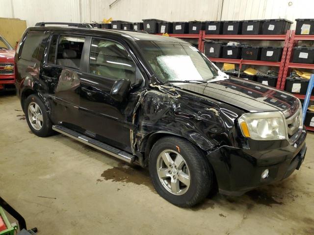 5FNYF4H68BB004321 - 2011 HONDA PILOT EXL BLACK photo 4