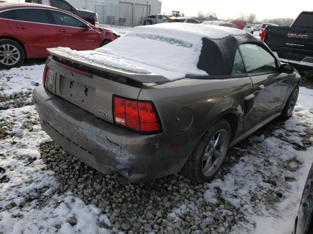 1FAFP45X52F242064 - 2002 FORD MUSTANG GT GRAY photo 3