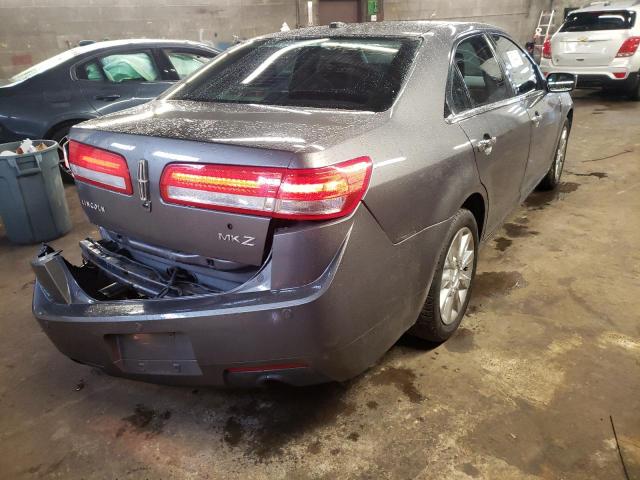 3LNHL2GC4BR770061 - 2011 LINCOLN MKZ GRAY photo 3