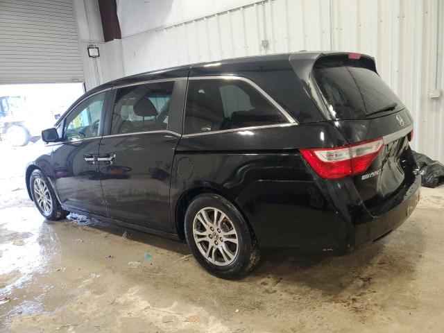 5FNRL5H65CB131564 - 2012 HONDA ODYSSEY EXL BLACK photo 2