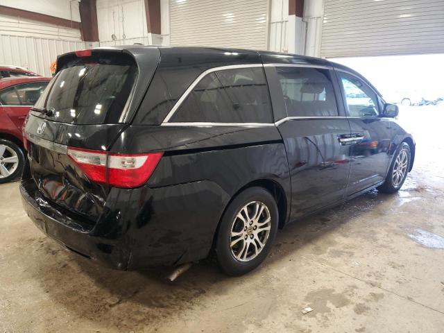 5FNRL5H65CB131564 - 2012 HONDA ODYSSEY EXL BLACK photo 3