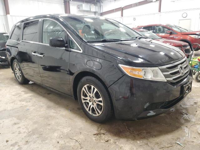 5FNRL5H65CB131564 - 2012 HONDA ODYSSEY EXL BLACK photo 4