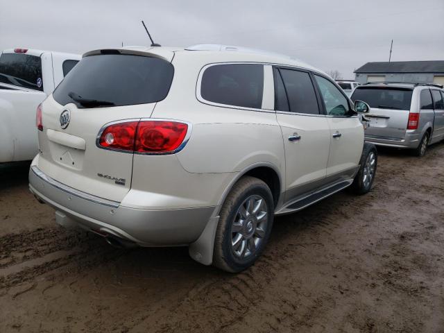 5GALRCED1AJ215352 - 2010 BUICK ENCLAVE CXL WHITE photo 3