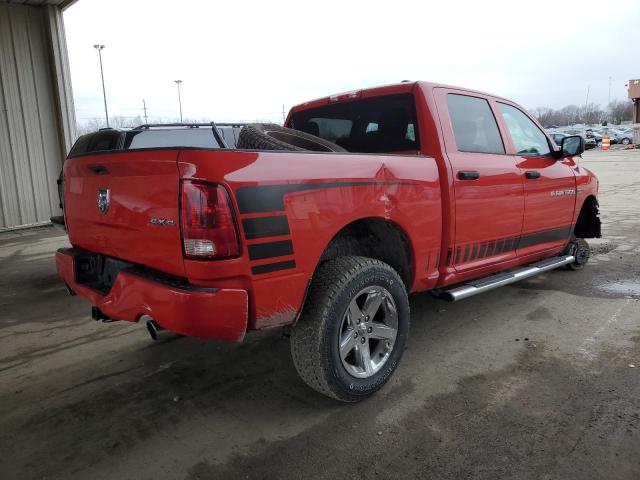 1C6RD7KT2CS234376 - 2012 DODGE RAM 1500 ST RED photo 3