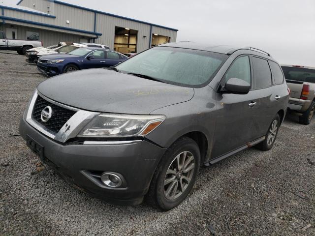 5N1AR2MMXFC685145 - 2015 NISSAN PATHFINDER S GRAY photo 1